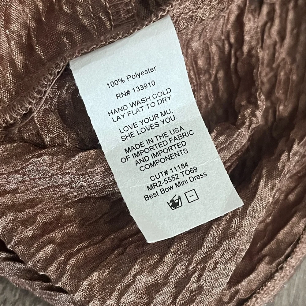 NWT SHOW ME YOUR MUMU STUNNING Best Bow Mini Glittering Party Dress Size: M - Picture 16 of 16